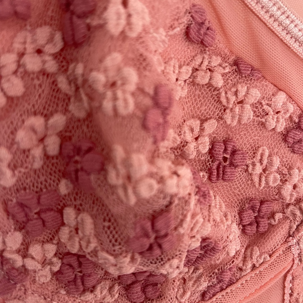 Pink Floral Spaghetti strap Top - Picture 11 of 12